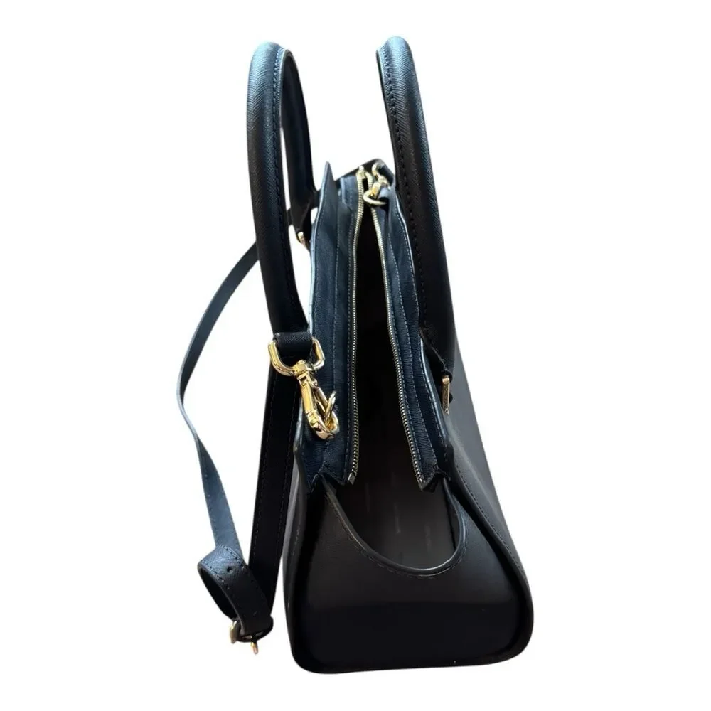 MICHAEL Michael Kors Selma Medium Satchel, featured in navy